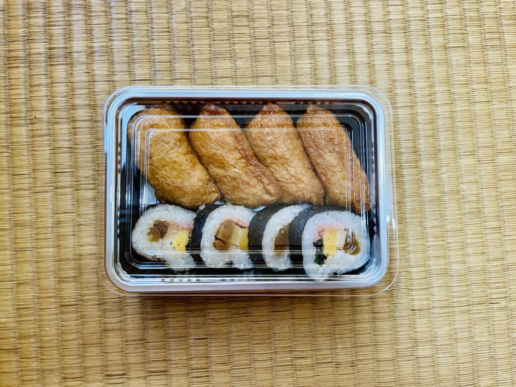 早月小屋　朝食のお弁当